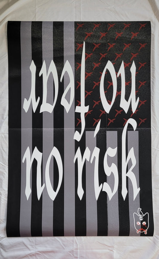 No fear no risk poster