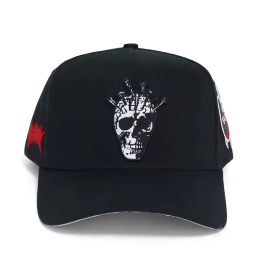 9 skull logo hat  by simplenightmares